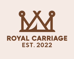 Royal Teepee Crown logo design