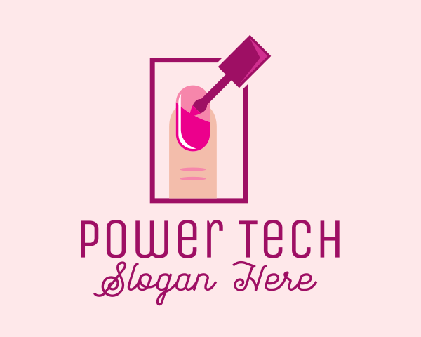 Nail Tech logo example 2