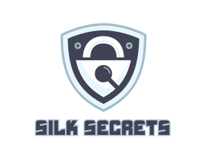 Search Padlock Shield logo design