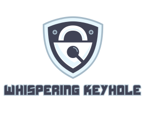 Search Padlock Shield logo design