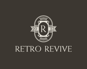 Old School Retro Banner logo design