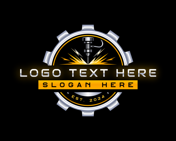 Laser logo example 4