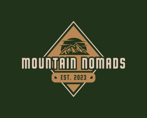 Mountain Nature Scenery logo design