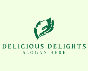 Leaf Gourmet Vegan logo design