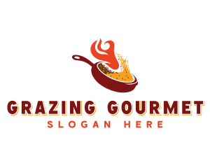 Fried Rice Restaurant logo design