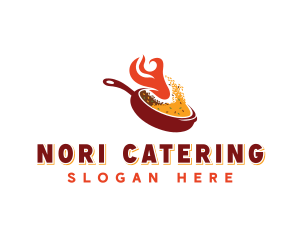 Fried Rice Restaurant logo design