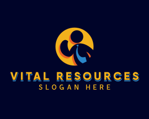 Human Resource Employee logo design