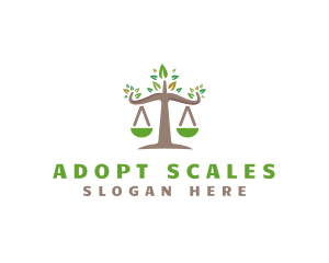 Tree Nature Scale logo design