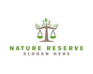 Tree Nature Scale logo design