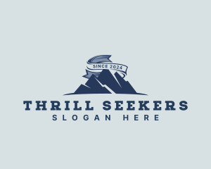 Outdoor Mountain Summit  Logo