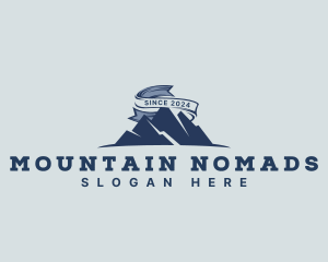 Outdoor Mountain Summit  logo design