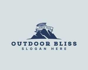 Outdoor Mountain Summit  logo design