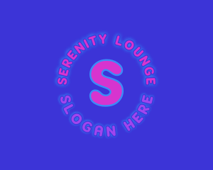 Neon Lights Club Lounge logo design