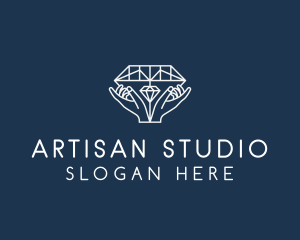 Diamond Gem Jewelry logo design