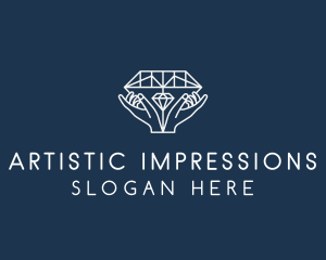 Diamond Gem Jewelry logo design