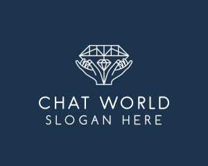 Diamond Gem Jewelry logo design