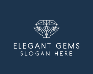 Diamond Gem Jewelry logo design