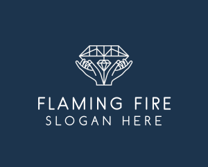 Diamond Gem Jewelry logo design