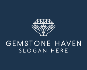 Diamond Gem Jewelry logo design