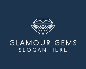 Diamond Gem Jewelry logo design