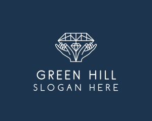 Diamond Gem Jewelry logo design