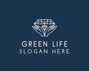 Diamond Gem Jewelry logo design