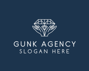 Diamond Gem Jewelry logo design