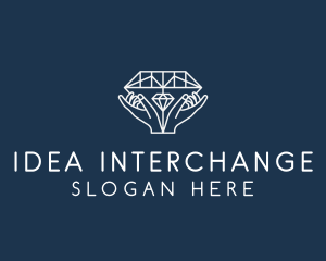 Diamond Gem Jewelry logo design