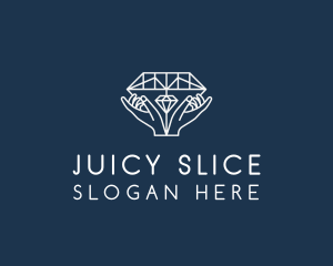 Diamond Gem Jewelry logo design