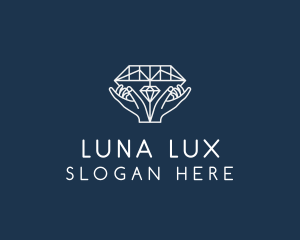 Diamond Gem Jewelry logo design