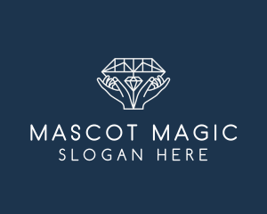 Diamond Gem Jewelry logo design