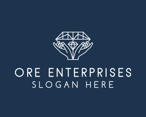 Diamond Gem Jewelry logo design