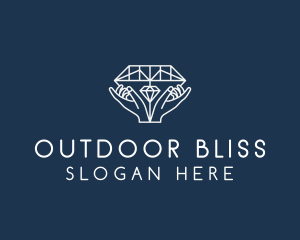 Diamond Gem Jewelry logo design