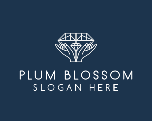 Diamond Gem Jewelry logo design