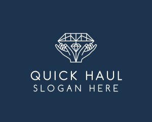 Diamond Gem Jewelry logo design