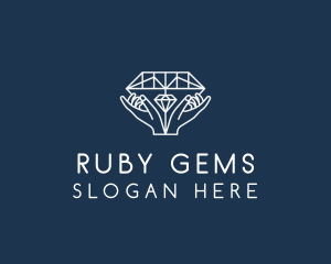 Diamond Gem Jewelry logo design