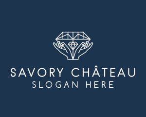 Diamond Gem Jewelry logo design