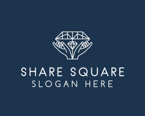 Diamond Gem Jewelry logo design