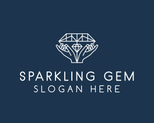 Diamond Gem Jewelry logo design