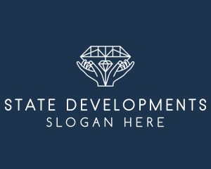 Diamond Gem Jewelry logo design