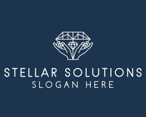 Diamond Gem Jewelry logo design