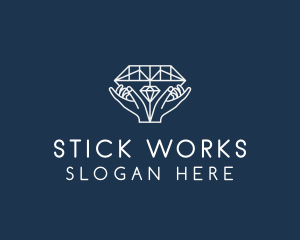 Diamond Gem Jewelry logo design