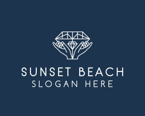 Diamond Gem Jewelry logo design