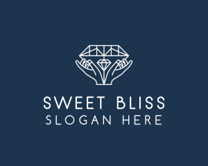 Diamond Gem Jewelry logo design