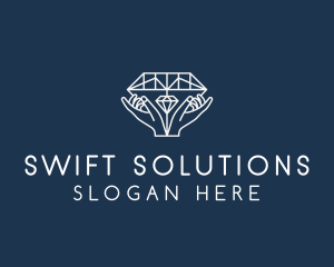 Diamond Gem Jewelry logo design