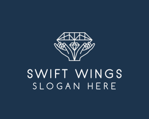 Diamond Gem Jewelry logo design