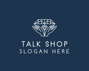 Diamond Gem Jewelry logo design