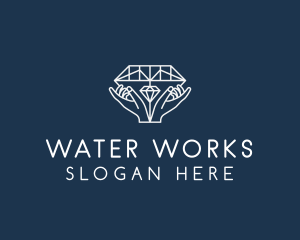 Diamond Gem Jewelry logo design