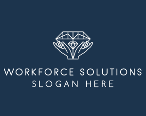 Diamond Gem Jewelry logo design