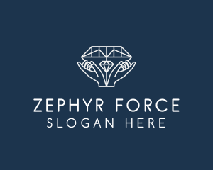 Diamond Gem Jewelry logo design